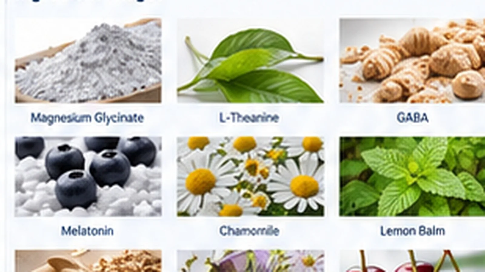 Sleep Supplement Ingredient Platform
