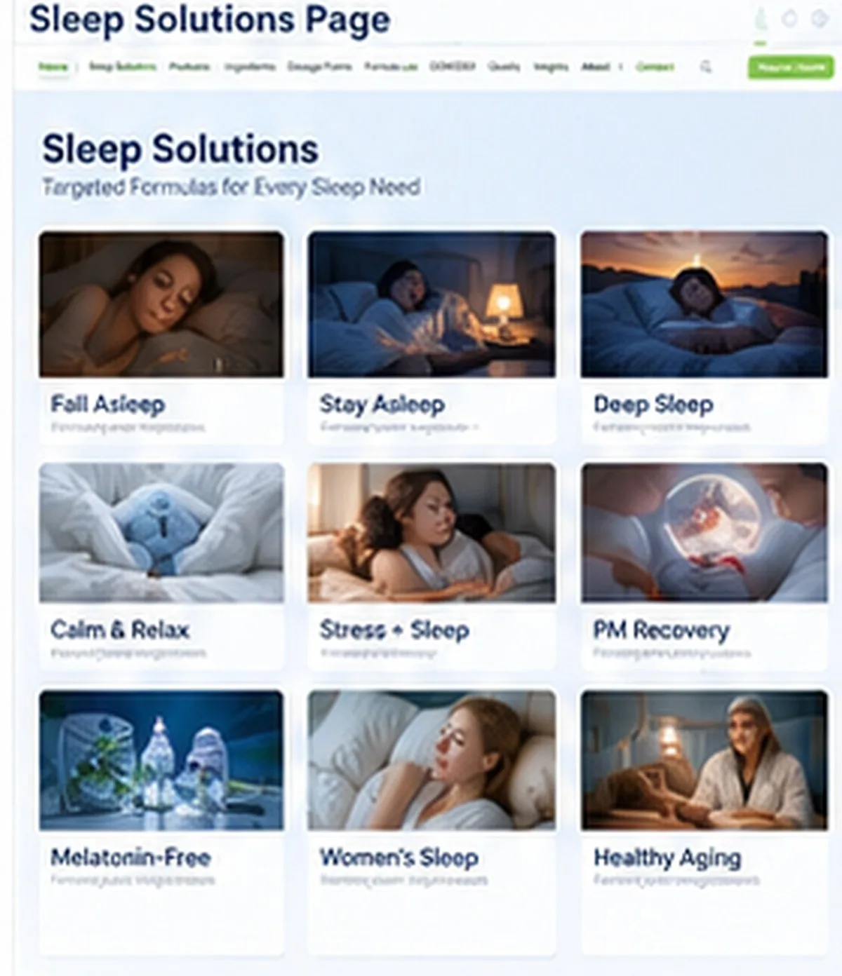 Sleep Solutions for Modern Supplement Brands