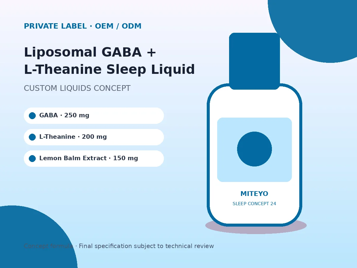 Liposomal GABA + L-Theanine Sleep Liquid