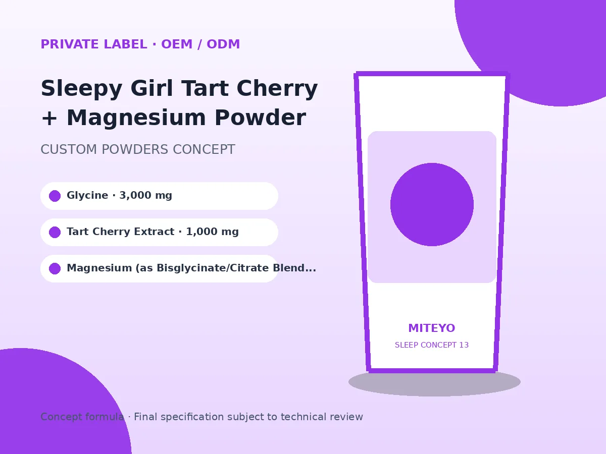 Sleepy Girl Tart Cherry + Magnesium Powder