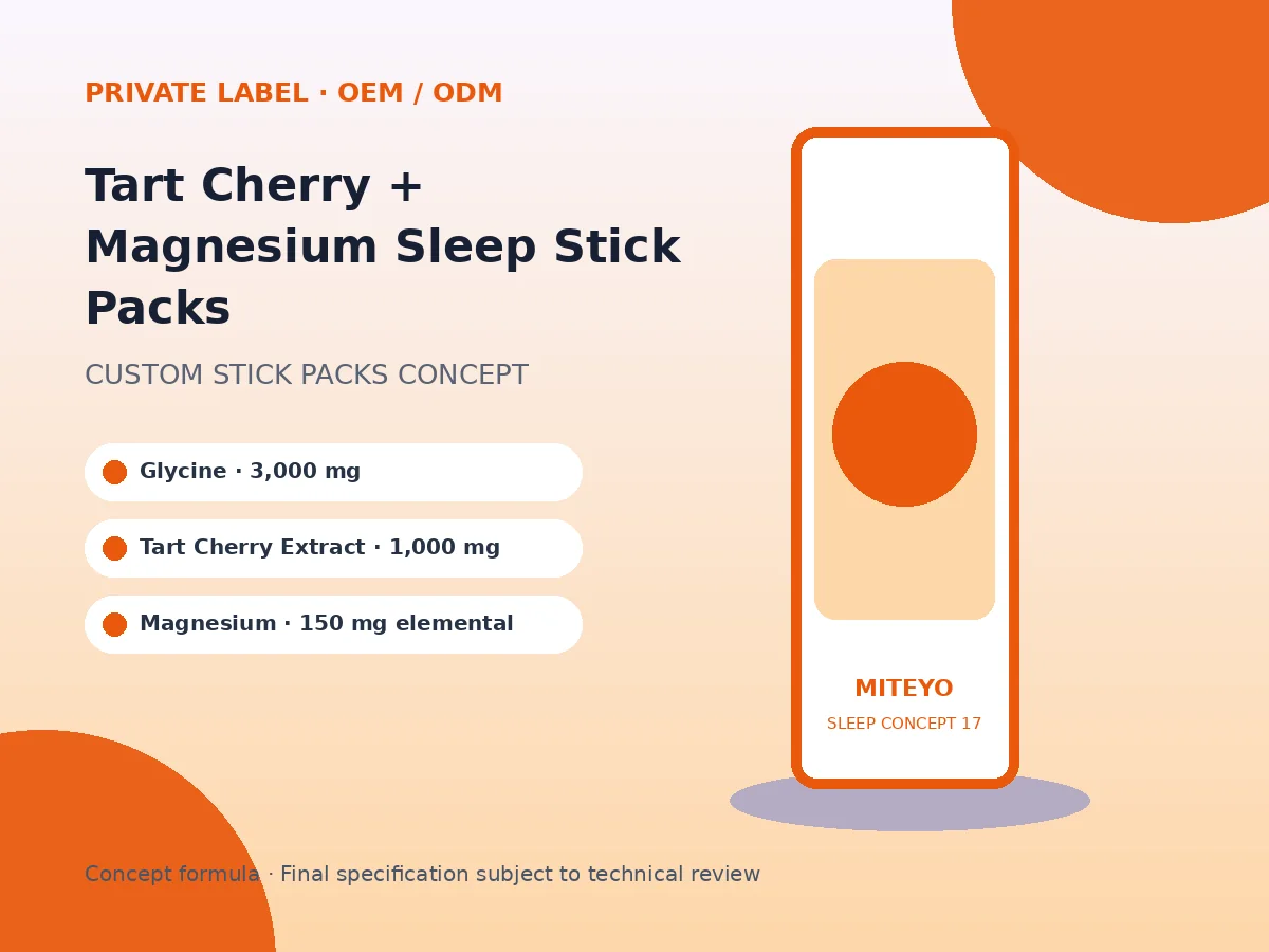 Tart Cherry + Magnesium Sleep Stick Packs