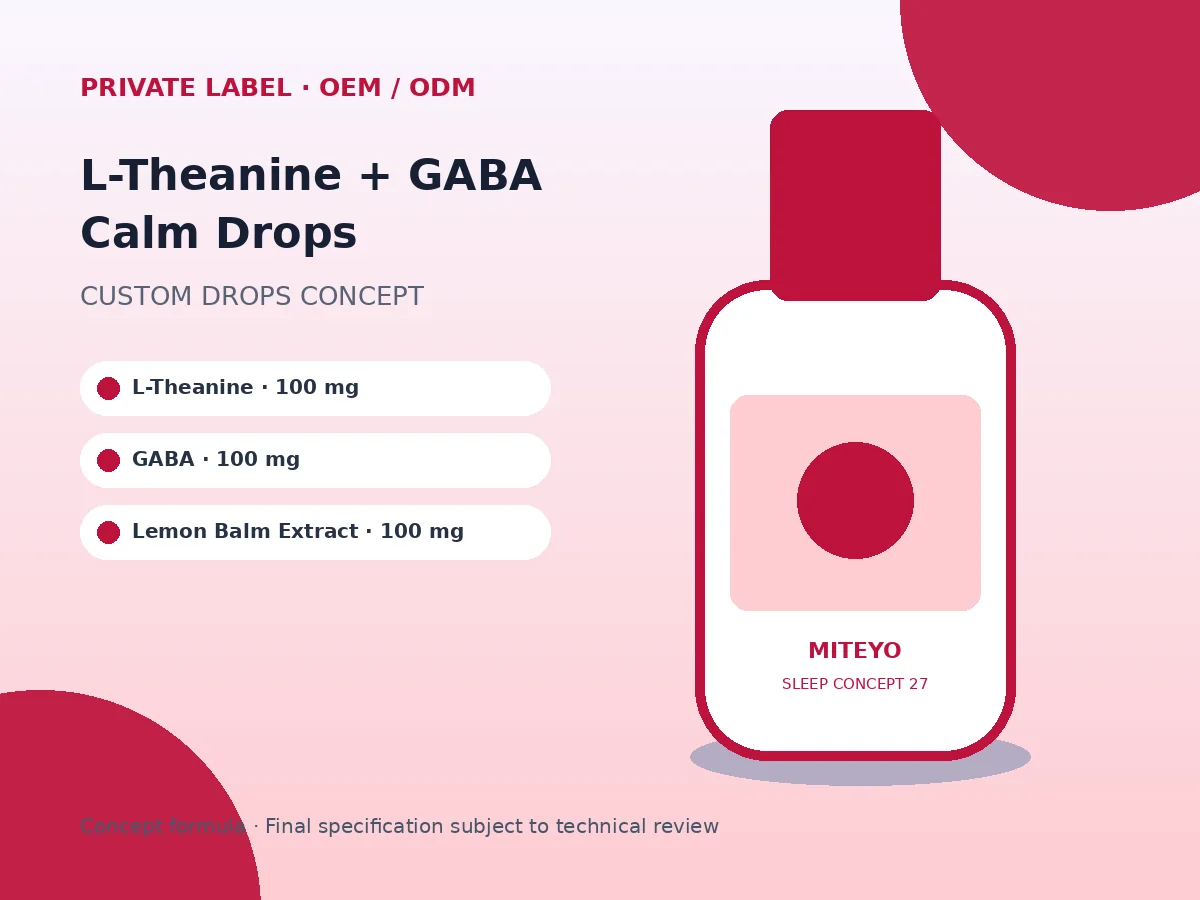 L-Theanine + GABA Calm Drops