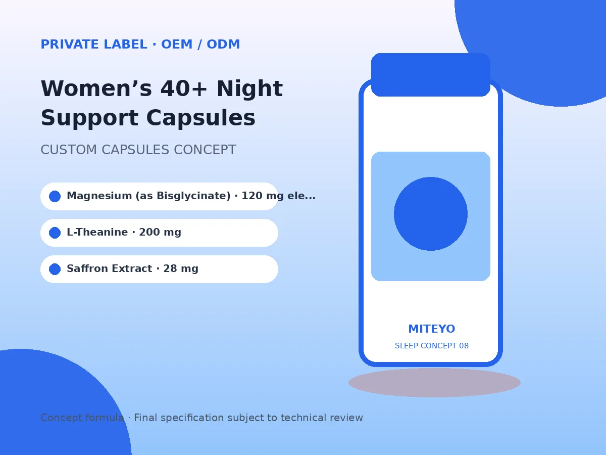 Women’s 40+ Night Support Capsules